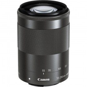 Canon Lens EF-M 55-200mm f/4.5-6.3 IS STM ( Silver / Graphite )